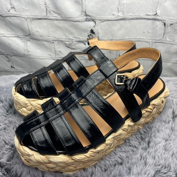 Paloma Barcelo Shoes - Paloma Barcelo Black Strappy Sandals